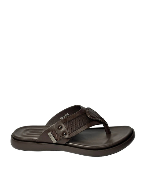 Crocodile Heritage Brown Artisan Flip Flops 57-1