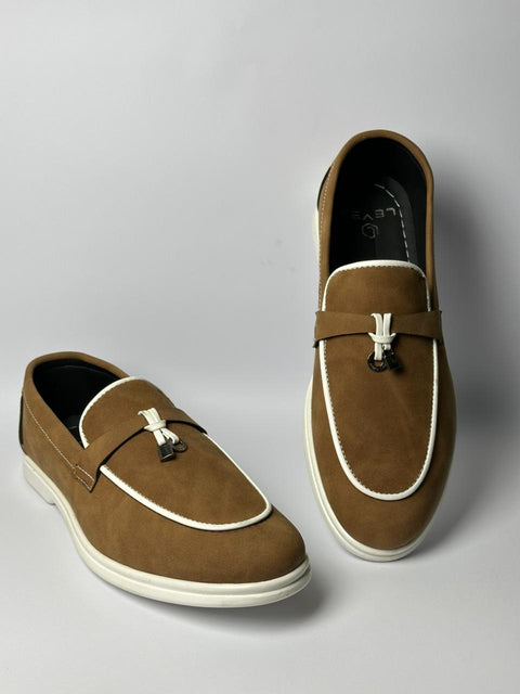 Men’s Suede Slip-On Loafers